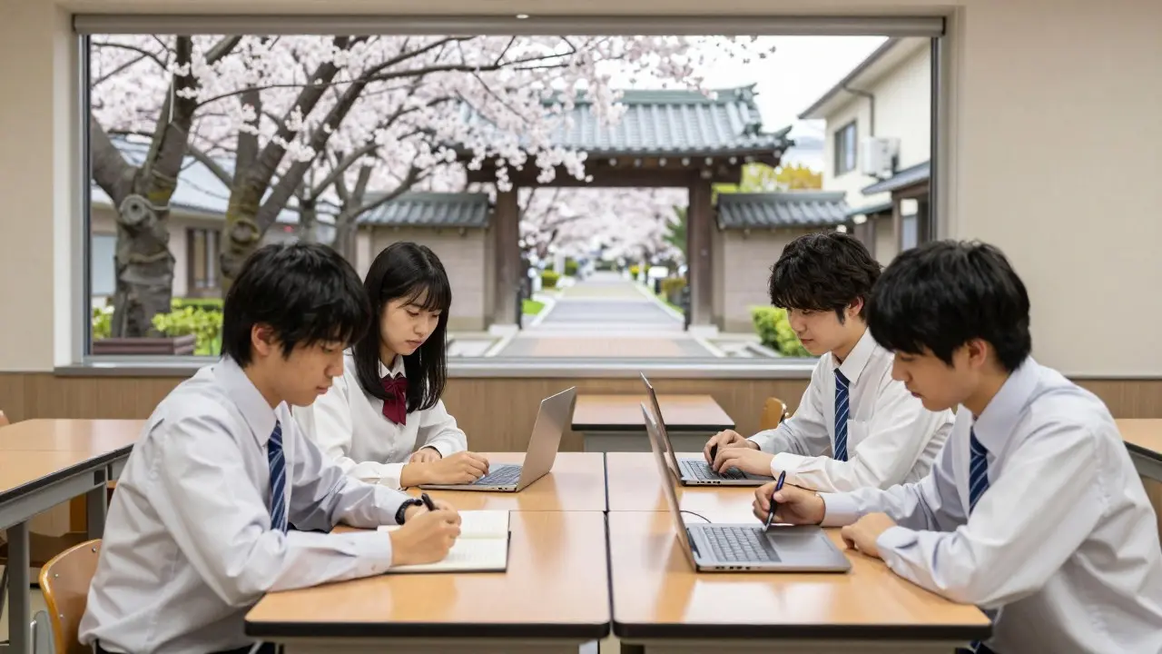 Sinh viên quốc tế học thực hành ngành công nghệ và thiết kế tại trường ở Nhật