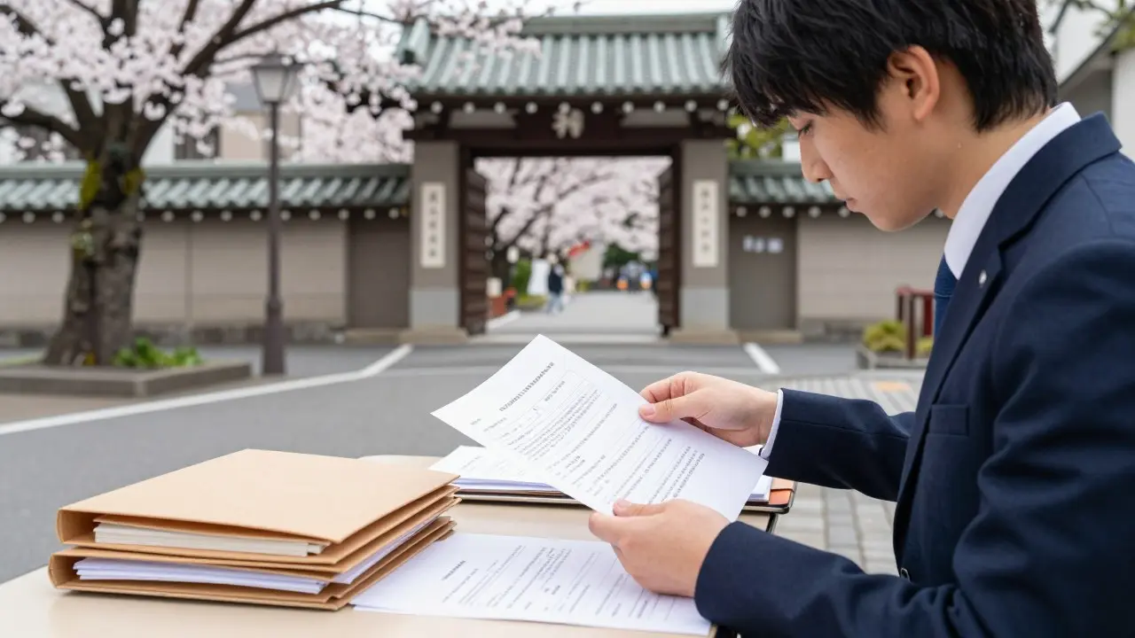 Bộ hồ sơ du học Nhật Bản gồm hộ chiếu, bằng cấp, chứng chỉ tiếng Nhật và giấy tờ tài chính